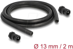 60462 Cable protection sleeve 2 m x 13 mm with 2 x PG9 conduit fitting