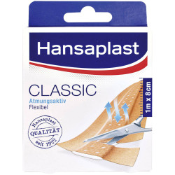 Hansaplast 1556519 Classic Adhesive Strip 1m x 8cm Standard Strip