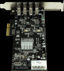 PEXUSB3S42V 4 Port dual Bus USB 3.0 PCI Express card