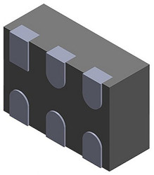 Ochronnik ESD jednokierunkowa Montaż powierzchniowy μQFN 6V 17V USBULC6-2M6