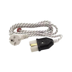 Kabel zasil. Prodiża, piecyka 1,8m w oplocie