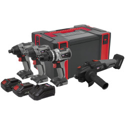 Sealey CP20VCOMBOX1EU Premier 4 x SV20 Series Cordless Brushless Power T