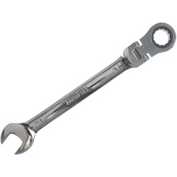 Faithfull SJW6114 Ratchet Combination Spanner Flex Head CV 14mm