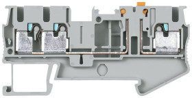 Kostka zaciskowa na szynie DIN Siemens poziomy: Pojedynczy 12AWG ALPHA 20A 400 V