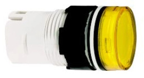 Napęd wskaźnika św., O 16, okrągła, żółta zintegr. LED ZB6AV5