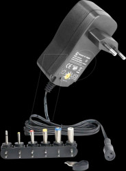 HNP18-UNIL6 Universal power supply, 18 W, 3 - 12 V, 1500 mA