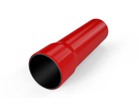 Rura osłonowa sztywna RHDPE 110x5,5 DCK, dwukolorowa, czerwono-czarna, 6m RHDPE 110X5,5 DCK KOPOS