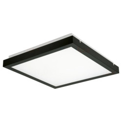 Plafoniera LED z czujnikiem mikrofalowym TYBIA LED 38W-NW-SE B 3800lm 4000K IP20 czarny 24643