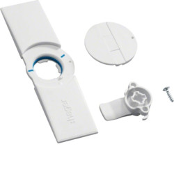 Płytka drzwiowa z uchwytem i ryglem do obudów IP44 FZ598N