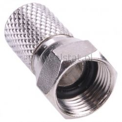 SAT F RG6U 6,8mm 20mm HQ CU+ uszczelka