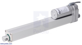 Pololu Glideforce MD122010 Medium-Duty Linear Actuator: 100kgf, 10" Stroke (9.8" Usable), 0.58"/s, 12V