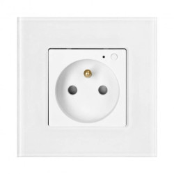 Gniazdo podtynkowe pojedyncze Tuya Smart Wi-Fi, białe,OR-SH-17205/W