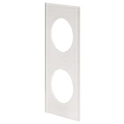 Ramka kwadrat podwójna, szkło białe x2 TYP: LSR-SBK-X2 KONEKTO