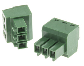 Listwa zaciskowa PCB 3 -pinowe raster 3.81mm Montaż na kablu Żeński RS PRO