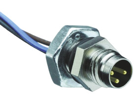 Przewód czujnik-siłownik ze złączem Złącze M12 liczba rdzeni 4 długość 300mm Rodzaj A Męskie
