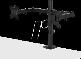 40711 Monitor mount, 2 displays, table mounting