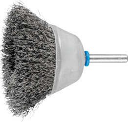 PFERD TOOLS Szczotka garnkowa rozplątana TBU 50 mm trzpień 6 mm drut ze stali nierdzewnej Ø 0,30 POS TBU 5010/6 INOX 0,3