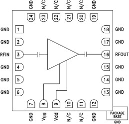 Low Noise Amplifier SMT, 2 - 12 GHz