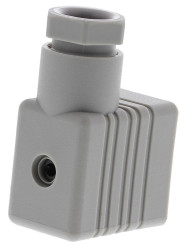 Złącze zaworu elektromagnetycznego 2P+E 250 V AC/DC Żeński LED: Nie dławnica PG9 Śruba centralna Hirschmann