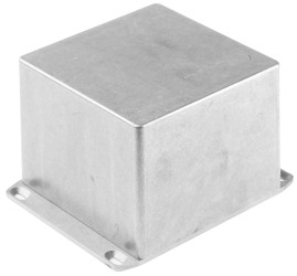 Obudowa Aluminium odlewane szerokość zew. 119,5 mm długość zew. 119,5 mm wys. zew. 90 mm Hammond IP54 Naturalny