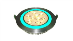 Downlight Led Power Sika 1W*9+3W Biały Ciepły Ziel