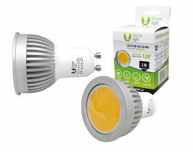 Żarówka GU10 COB 3W LED WW