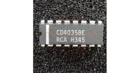 4035 (CD4035BE) cmos 4-stage shift register - RCA