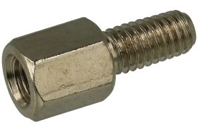 Dystans; DMM3ZW5.5; M3; zewnętrzny/wewnętrzny; 5,5mm; 6mm; 3mm; 5mm; tulejka dystansowa gwintowana; sześciokątna; mosiądz niklow