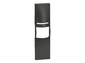 LIVING NOW Plakietka łącznika automatycznego k4431 - 1 moduł - czarna KG16 LEGRAND