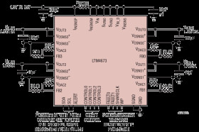 Quad Output μModule Regulator with Digital Power System Management