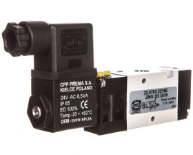 Zawór rozdzielający 24V AC 1MPa ZMG 3/2 G1/8 22.0703.3218E
