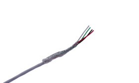 Kabel zasilający 4 Core Perfluoroalkoksy (PFA) Sheath Biały, 600 V