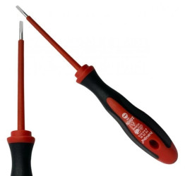 Śrubokręt Płaski Wkrętak Izolowany Płaski 2K 1000V VDE 2,5x75 Haupa