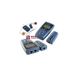 Tester sieci kat.5 cyfr.TL828A LAN określa miejsce uszkodzenia