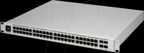 USW-PRO-48-POE Switch, 52-Port, Gigabit Ethernet, SFP+, PoE