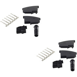 Shiverpeaks BS72000-SET2 BASIC-S 2x TAE F Plug Kit Black 2 pieces