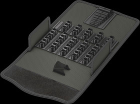 05136463001 Textile box, empty, 140 x 88 x 47 mm