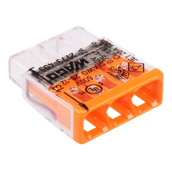 2773-403 WAGO Compact 3 Way Push Wire Connector 32A