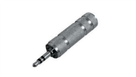 Redukcja Wt.Jack 3,5/Gn.Jack 6,3 Stereo Metal