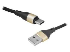 PS KABEL USB A - TYPE-C 2m CZARNY
