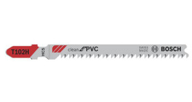 Brzeszczot do wyrzynarki T 102 D, Clean for PVC, zestaw 5 szt. Bosch Accessories 2608667446 5 szt.