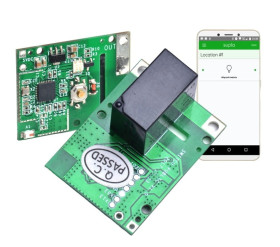 Przekaźnik WiFi z wyjściem beznapięciowym RE5V1C z usługą zmiany oprogramowania na SUPLA