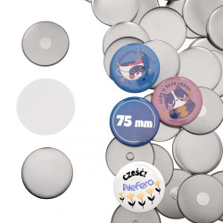 Przypinki magnetyczne piny 75mm zestaw 50 szt.