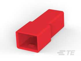 Obudowa do konektorów zaciskanych Wypust -pinowe Czerwony 31.1mm