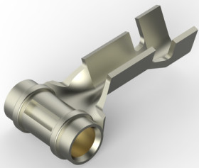 Round plug, Ø 1.47 mm, uninsulated, angled, 0.4-0.15 mm², AWG 26-22, 61513-1