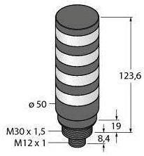 Kolumna sygnalizacyjna Turck TL50BLRYGBQ 3026210 1 szt.