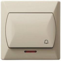 Akcent, Łącznik dzwonkowy podświetlany beżowy,