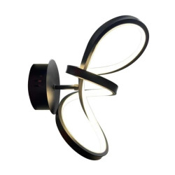 Kinkiet TESORO BLACK 15W LED CZARNY 4000K 15W LED IP20 ML1052 Milagro