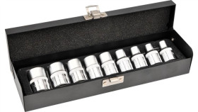 Klucze Nasadowe Torx E10-24 Zestaw 9-Sztukowy