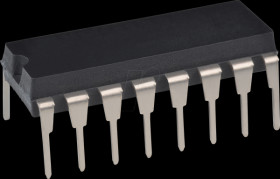 CD74HCT283E 4-bit full adder, 5 V, DIP-16
